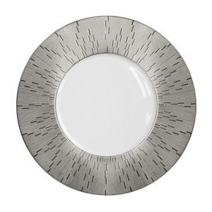 Haviland Infini Platinum Dinner Plate - 11 1/2"
